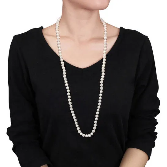 JMS always Earrings Original AMOUR 75 8 Mm Cultured Freshwater Pearl 36endless Strand JMS always Earrings Original AMOUR 75 8 Mm Cultured Freshwater Pearl 36endless Strand