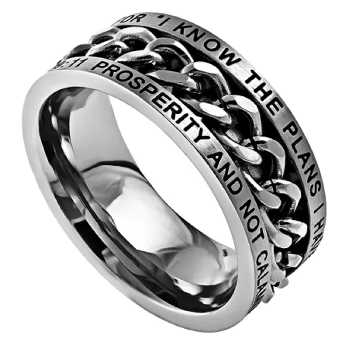 Bracelets I Know Jeremiah 2911 Bible Verse Stainless Steel Spinner Chain North Arrow Shop Bracelets I Know Jeremiah 2911 Bible Verse Stainless Steel Spinner Chain North Arrow Shop