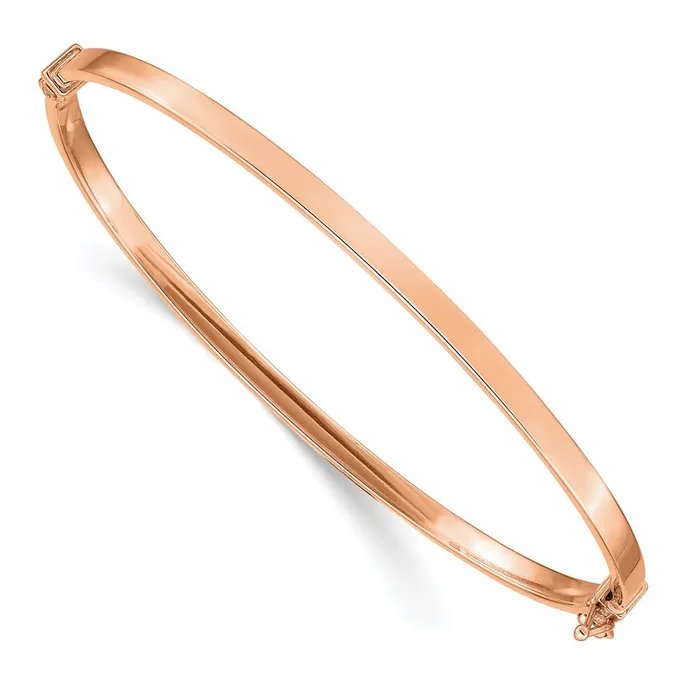 14k Rose Gold Polished Hinged Bangle BraceletWBCDB617 WB Choice Jewelry Bracelets 14k Rose Gold Polished Hinged Bangle BraceletWBCDB617 WB Choice Jewelry Bracelets