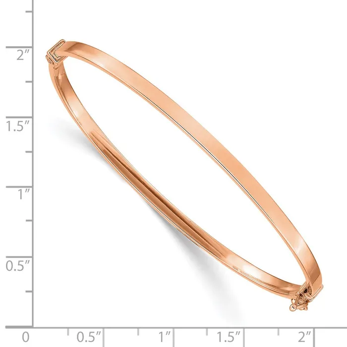 14k Rose Gold Polished Hinged Bangle BraceletWBCDB617 WB Choice Jewelry Bracelets 14k Rose Gold Polished Hinged Bangle BraceletWBCDB617 WB Choice Jewelry Bracelets