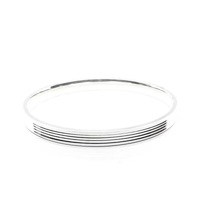 Bracelets httpswwwkarizmajewelscom Indian Style 925 Sterling Silver Mens Bangle Bracelet 66 CM