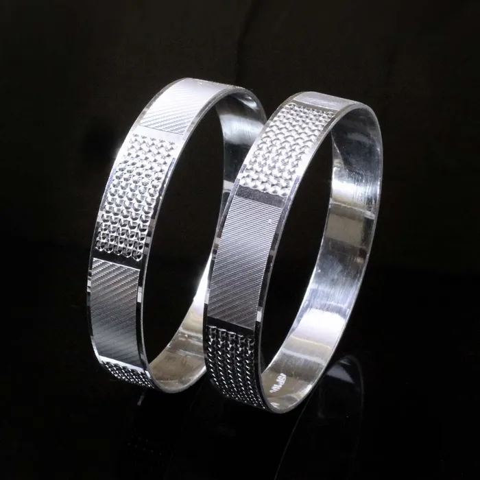 Karizma Jewels Bracelets Indian Real Sterling Silver Women Bangles Bracelet KanganPair