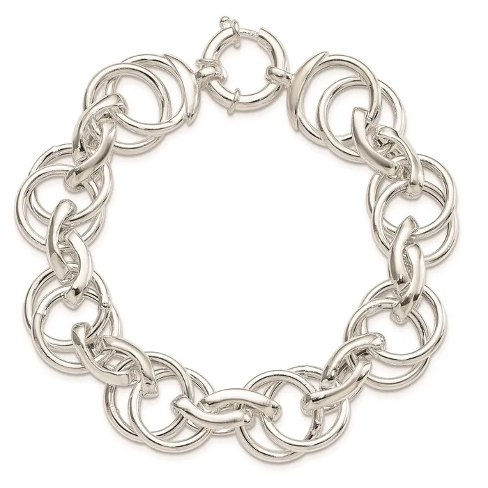 WB Choice Jewelry Bracelets Sterling Silver Polished Fancy Link 85 inch BraceletWBCQG447985 WB Choice Jewelry Bracelets Sterling Silver Polished Fancy Link 85 inch BraceletWBCQG447985