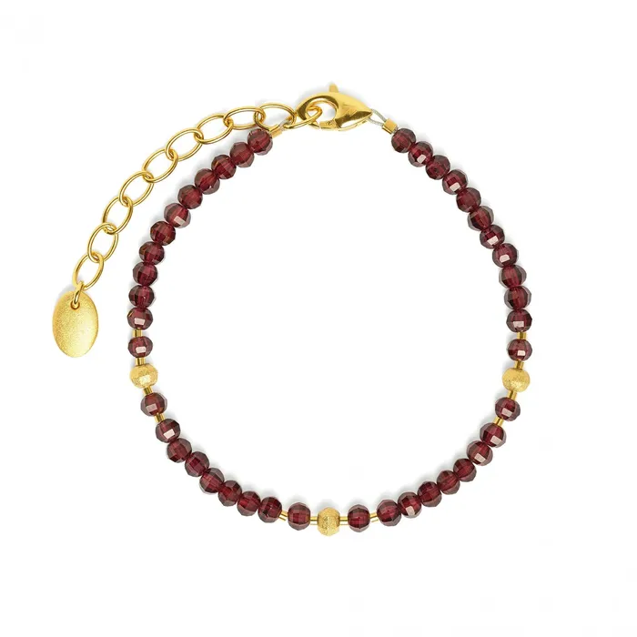 Bernd Wolf Bracelets Lampa Garnet Bracelet