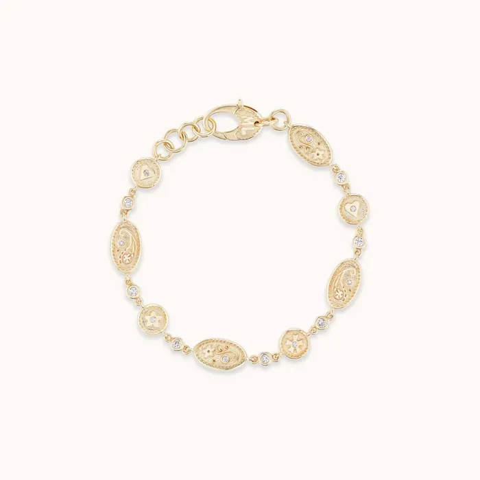 Southwestern Diamond Chain Bracelet Marlo Laz Bracelets