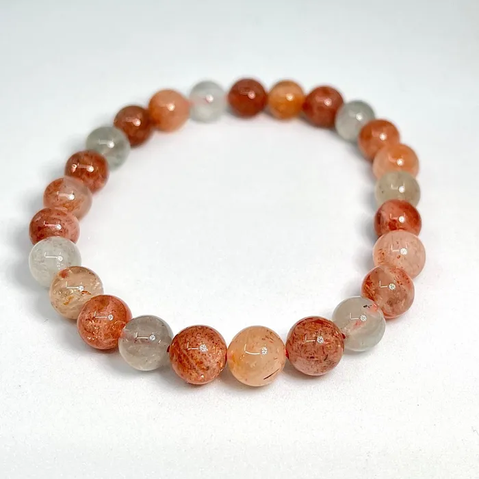 Sunstone 7 Bracelet You Pick Bead Size SK8092 Bliss Crystals Bracelets