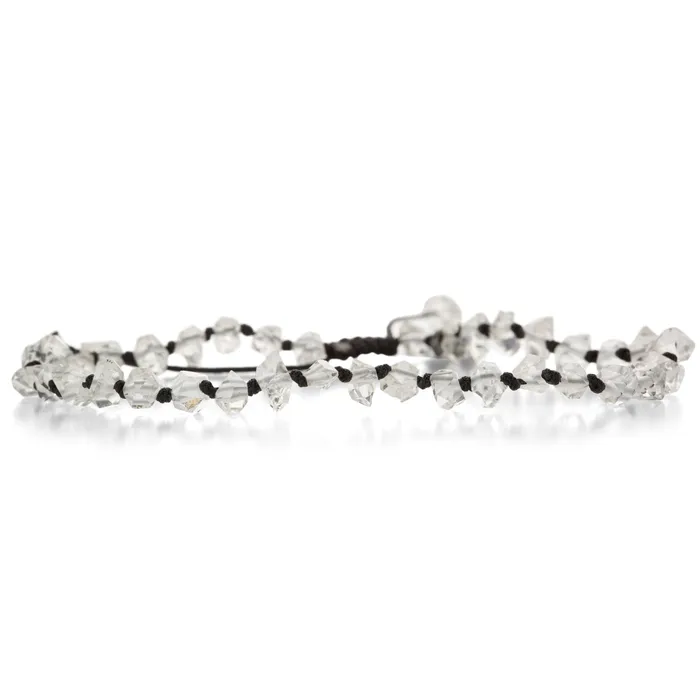 5mm Herkimer Diamond Quartz Crystal Bracelet Joseph Brooks Bracelets