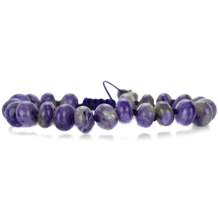 Bracelets 9mm Charoite Bracelet Joseph Brooks