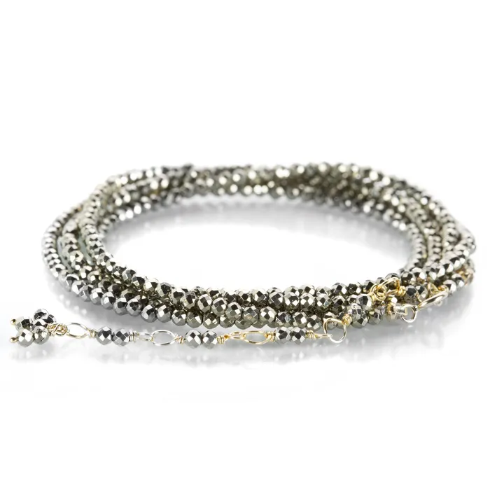 Bracelets Anne Sportun Pyrite Wrap Bracelet 34