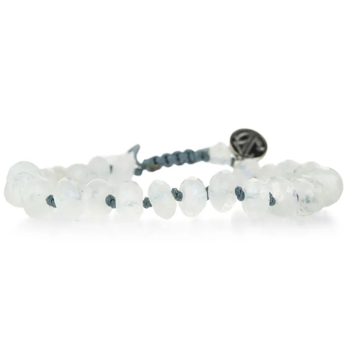 Bracelets Joseph Brooks Faceted 8mm Blue Flash Moonstone Bead Bracelet