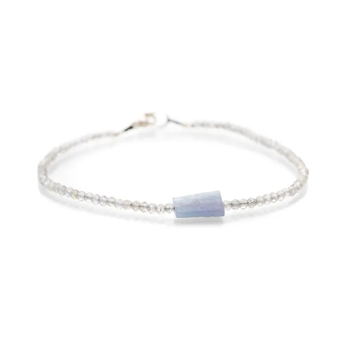 Bracelets Margaret Solow Labradorite and Aquamarine Bracelet