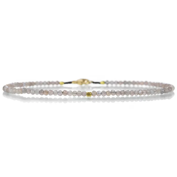 Chocolate Moonstone Beaded Bracelet Margaret Solow Bracelets