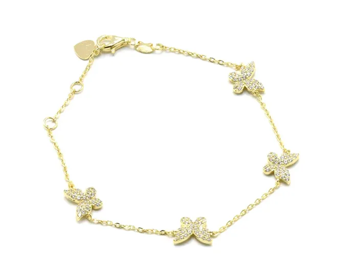 Sophiareneboutiquecom Bracelets STERLING SILVER RHODIUM BUTTERFLYY BRACELET Sophiareneboutiquecom Bracelets STERLING SILVER RHODIUM BUTTERFLYY BRACELET
