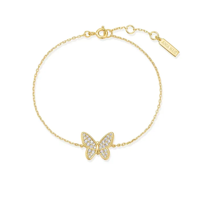 Ania Haie Sunny Sparkler Butterfly Pave Bracelet Bracelets