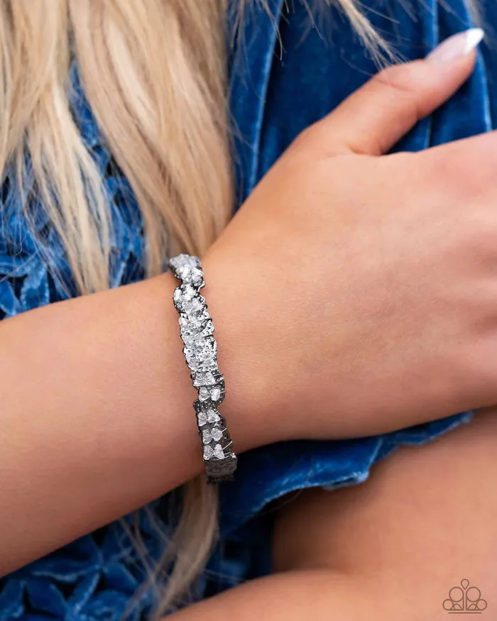 Bracelets Paparazzi Accessories Enticingly Icy Black Bracelet Jewelry by Bretta Bracelets Paparazzi Accessories Enticingly Icy Black Bracelet Jewelry by Bretta
