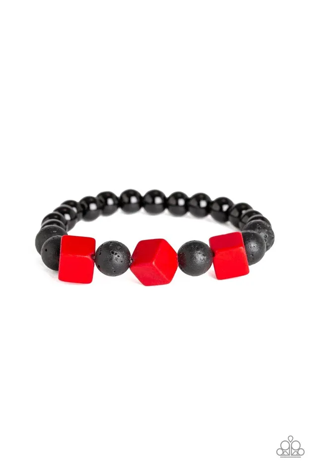 Bracelets Paparazzi Accessories Purpose Red Bracelet Jewelry by Bretta