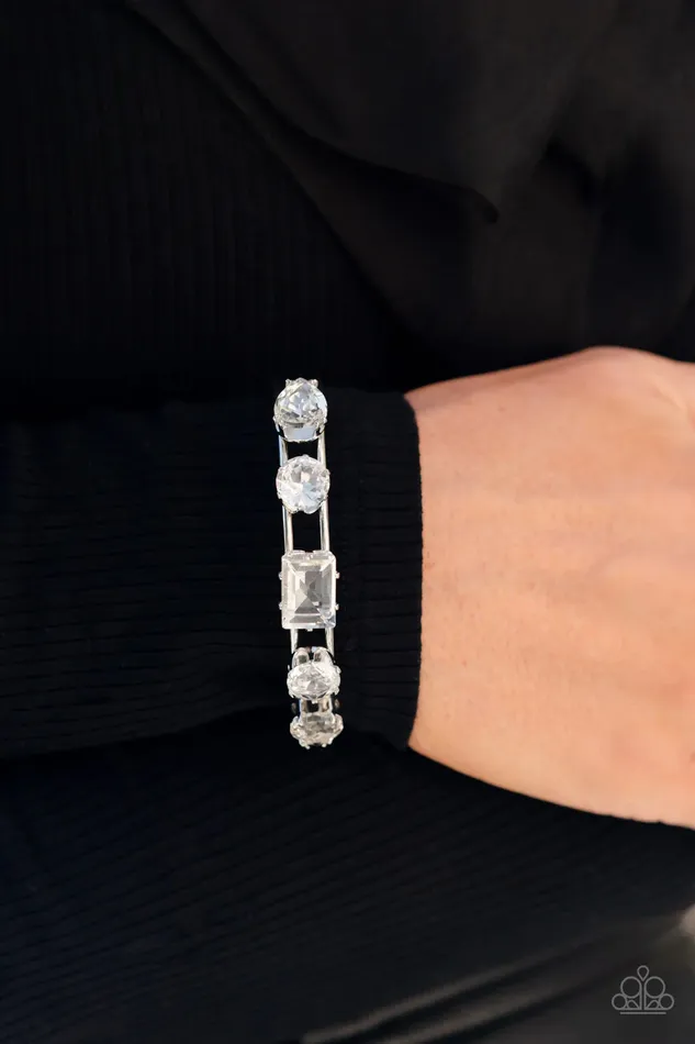 Bracelets Paparazzi Accessories Uniquely Untapped White Bracelet Jewelry by Bretta Bracelets Paparazzi Accessories Uniquely Untapped White Bracelet Jewelry by Bretta