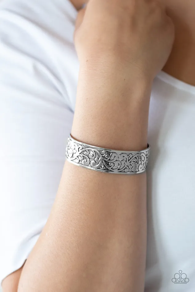 Bracelets Read The VINE Print Silver Bracelet Jewelry by Bretta Paparazzi Accessories Bracelets Read The VINE Print Silver Bracelet Jewelry by Bretta Paparazzi Accessories