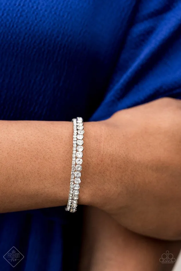 Fairytale Sparkle White Bracelet Jewelry By Bretta Paparazzi Accessories Bracelets Fairytale Sparkle White Bracelet Jewelry By Bretta Paparazzi Accessories Bracelets