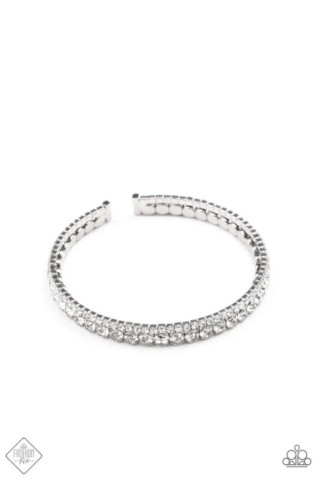 Fairytale Sparkle White Bracelet Jewelry By Bretta Paparazzi Accessories Bracelets