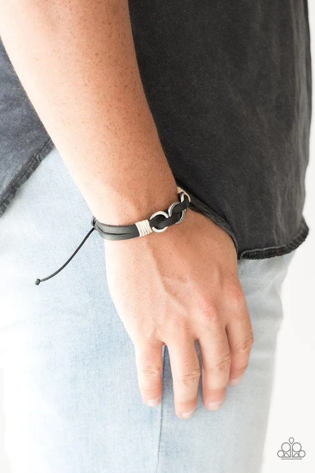 OffRoad Tourist Black Urban Bracelet Jewelry by Bretta Paparazzi Accessories Bracelets