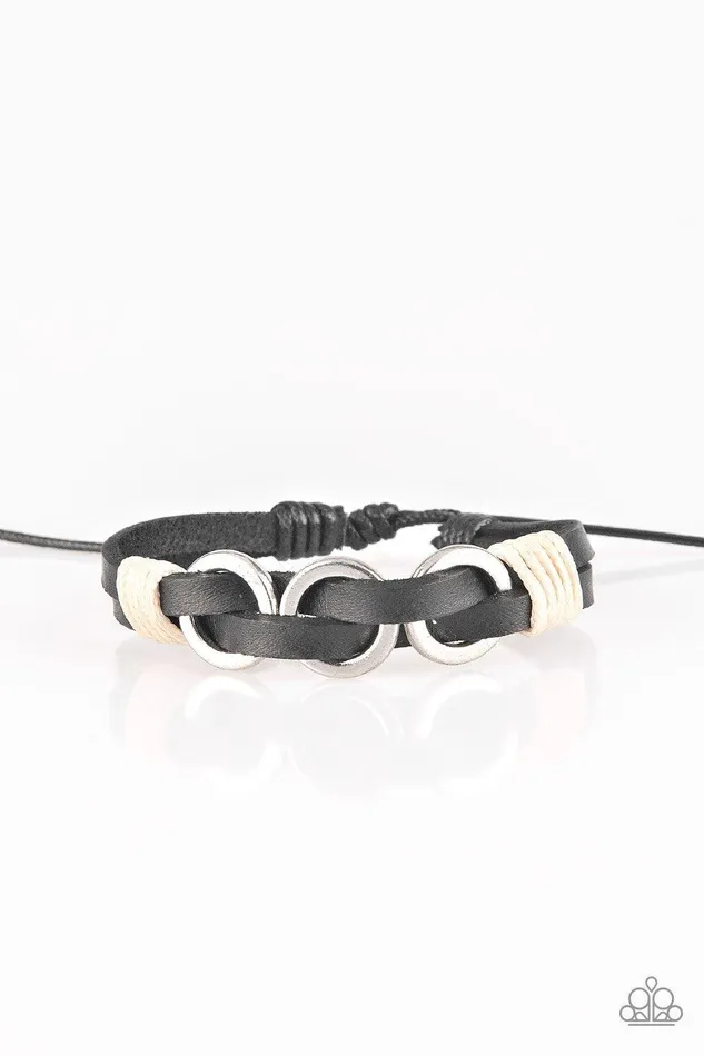 OffRoad Tourist Black Urban Bracelet Jewelry by Bretta Paparazzi Accessories Bracelets