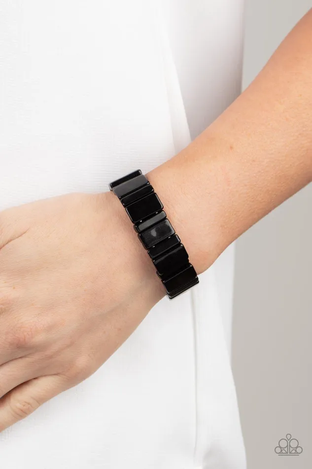 Paparazzi Accessories Bracelets In Plain SIGHTSEER Black Bracelet Jewelry by Bretta Paparazzi Accessories Bracelets In Plain SIGHTSEER Black Bracelet Jewelry by Bretta