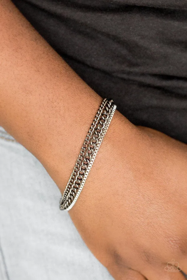 Paparazzi Accessories Bracelets Industrial Icon Black Bracelet Jewelry by Bretta Paparazzi Accessories Bracelets Industrial Icon Black Bracelet Jewelry by Bretta