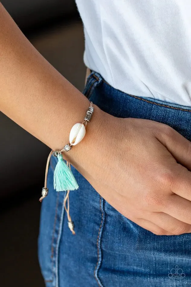 Paparazzi Accessories Bracelets SEA If I Care Green Bracelet Jewelry by Bretta