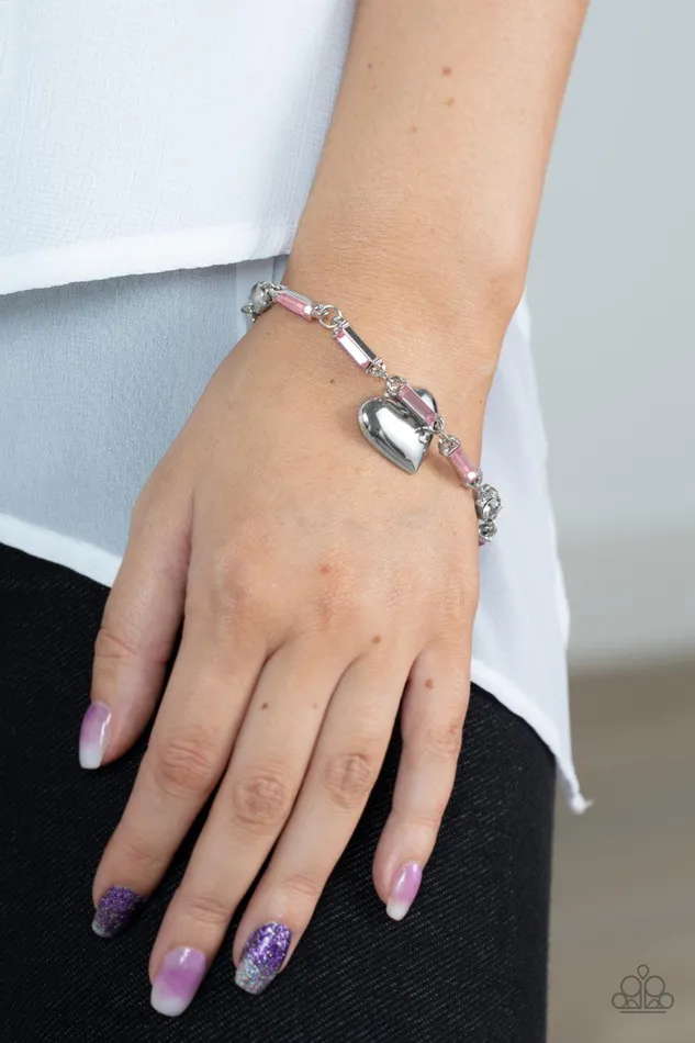 Paparazzi Accessories Bracelets Sweetheart Secrets Pink Bracelet Jewelry by Bretta Paparazzi Accessories Bracelets Sweetheart Secrets Pink Bracelet Jewelry by Bretta