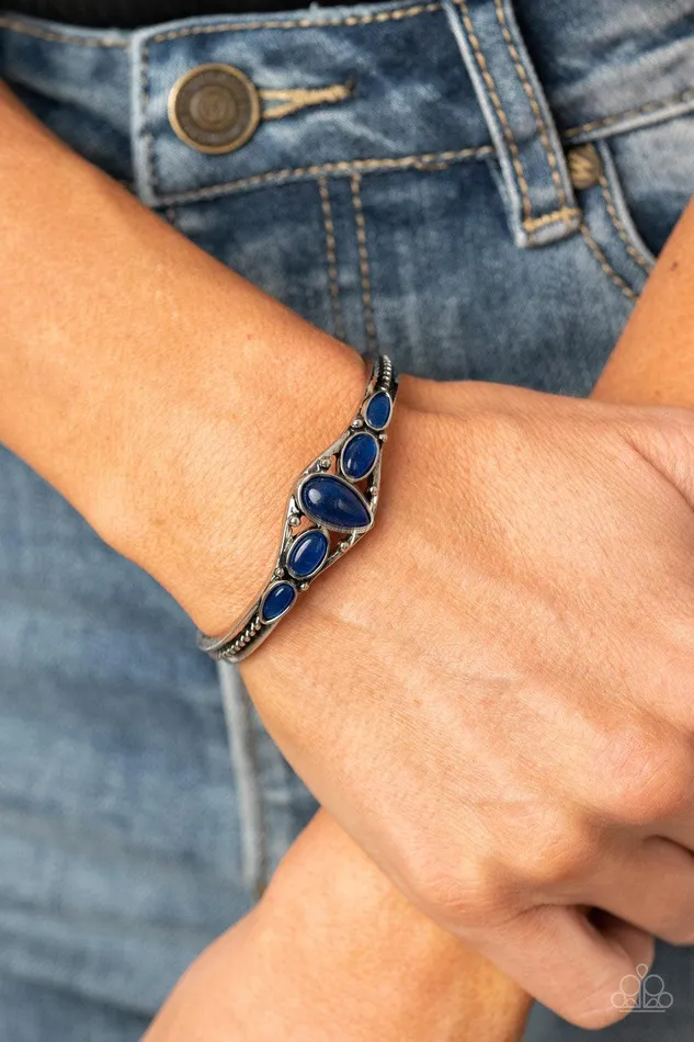 Paparazzi Accessories Dream Beam Blue Bracelet Jewelry by Bretta Bracelets