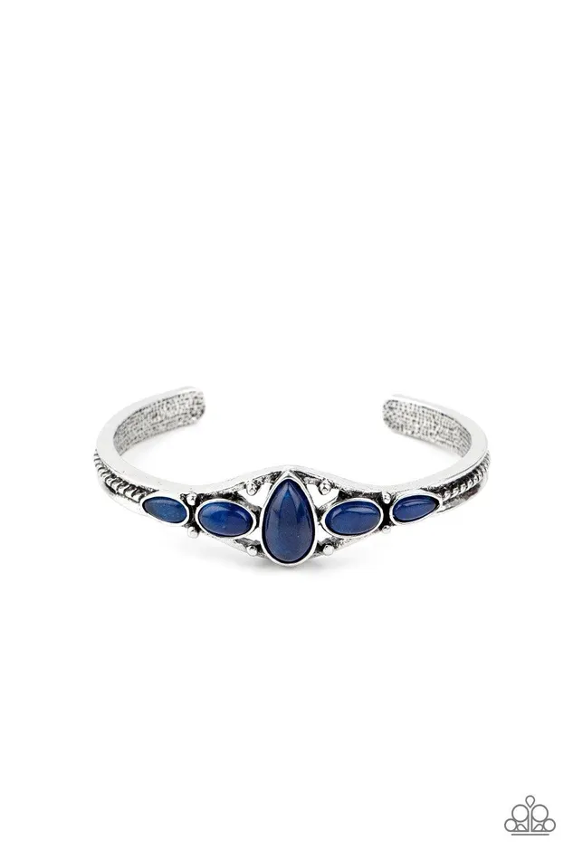 Paparazzi Accessories Dream Beam Blue Bracelet Jewelry by Bretta Bracelets
