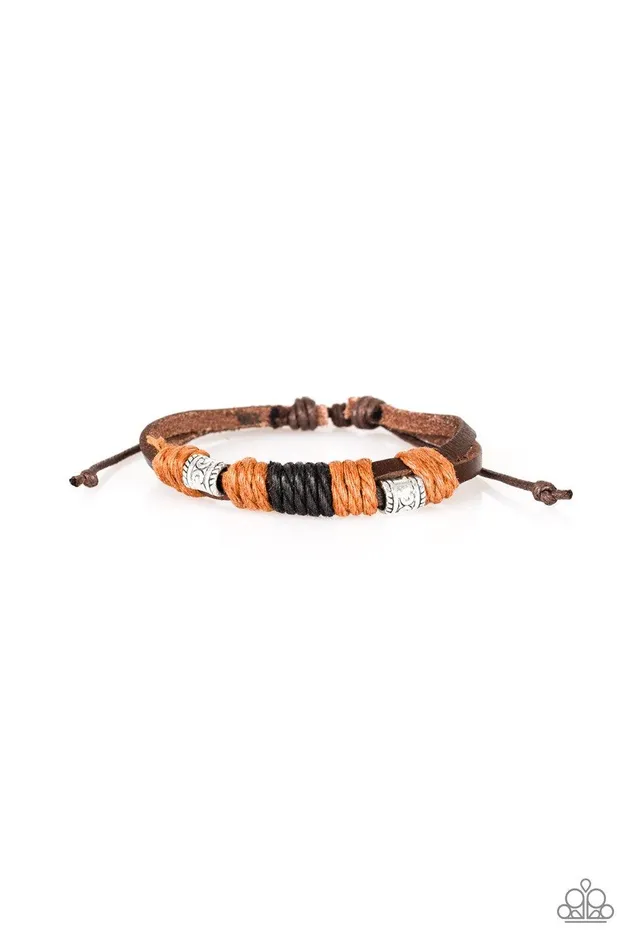 Tundra Trail Brown Urban Bracelet Jewelry by Bretta Paparazzi Accessories Bracelets