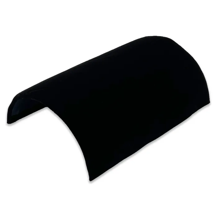 8 x 4 78 Half Moon Black Velvet BraceletWatch Display Ramp Hollow JPI Display Bracelets