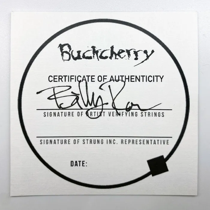 BUCKCHERRY GUITAR STRING BRACELET Strung Bracelets