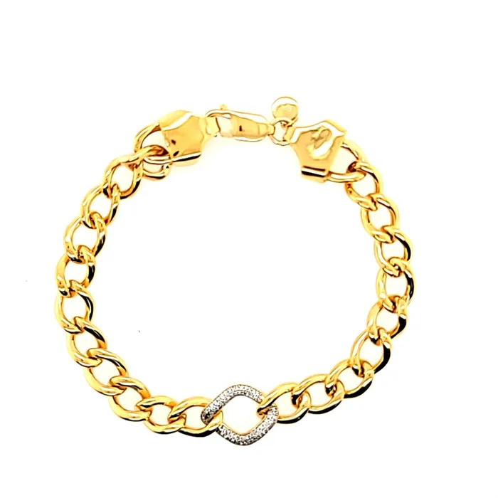 Ella Stein Bracelets Ella Stein Gold Diamond Chain Bracelet SI3532
