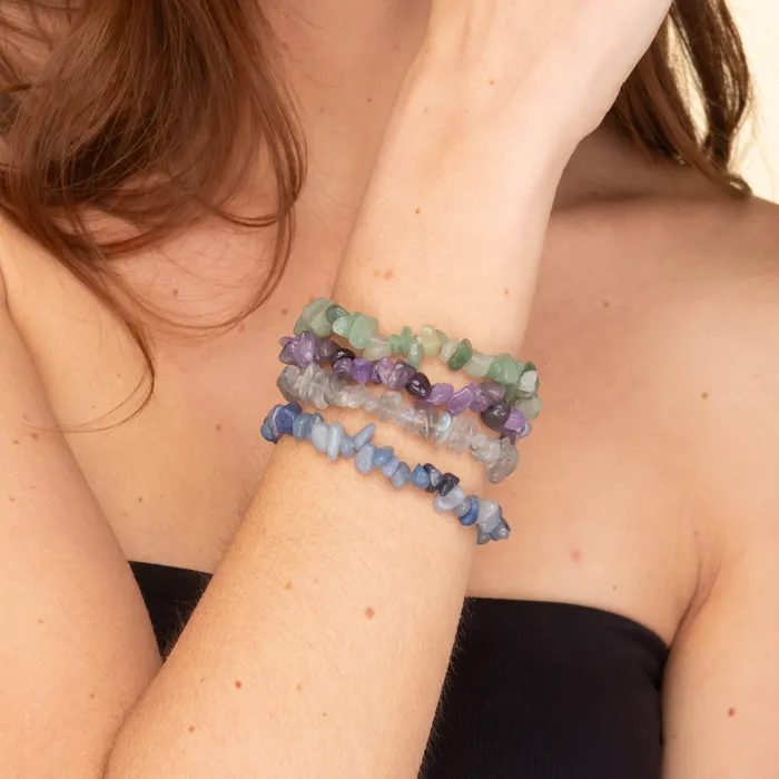 Grey Labradorite Crystal Bracelet Camile Stone Bracelets