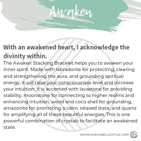 Sarah Belle Bracelets Awaken Stacking Bracelet Diffuser