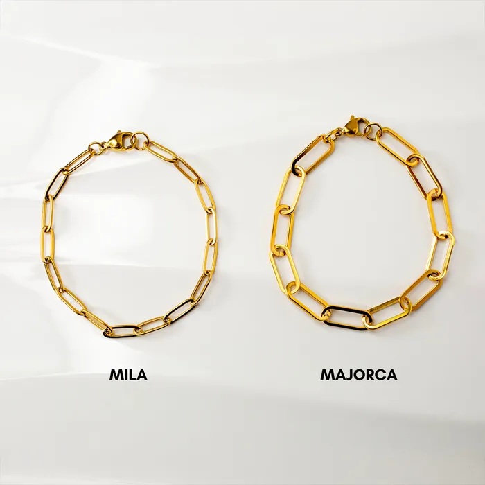 Bracelets Grayling Waterproof Mila Paperclip Chain Bracelet