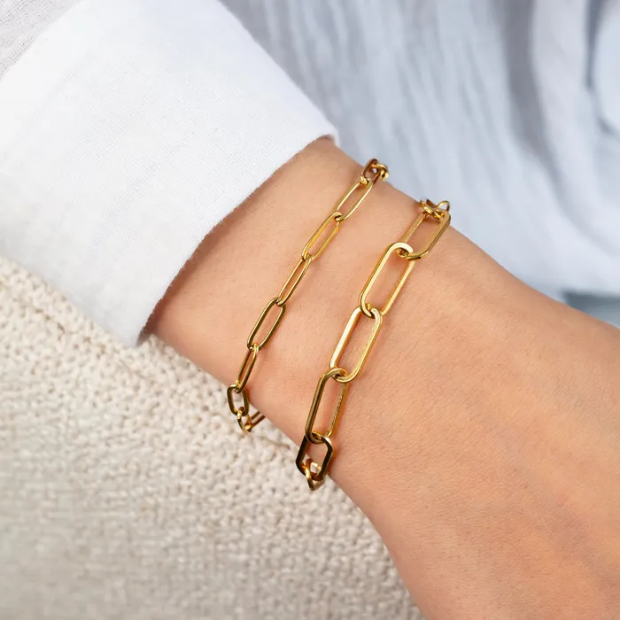 Bracelets Grayling Waterproof Mila Paperclip Chain Bracelet