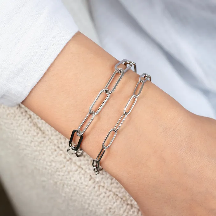 Bracelets Grayling Waterproof Mila Paperclip Chain Bracelet