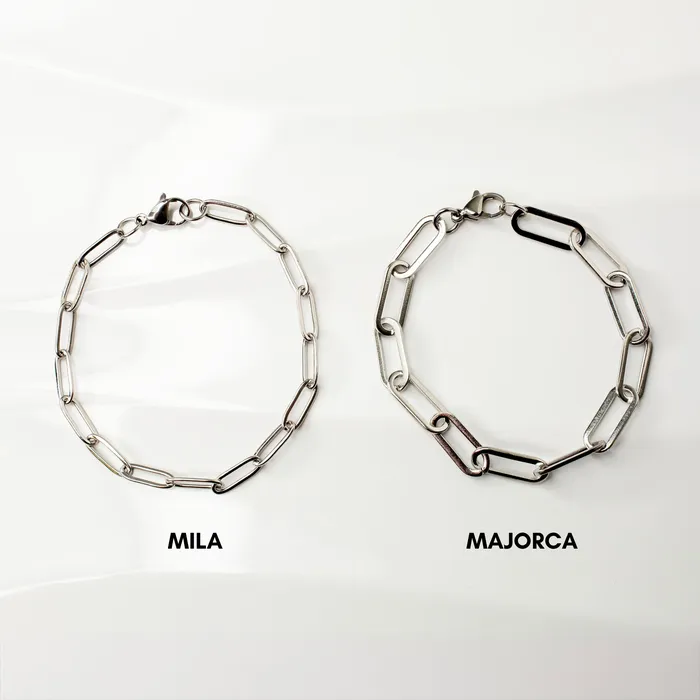 Bracelets Grayling Waterproof Mila Paperclip Chain Bracelet