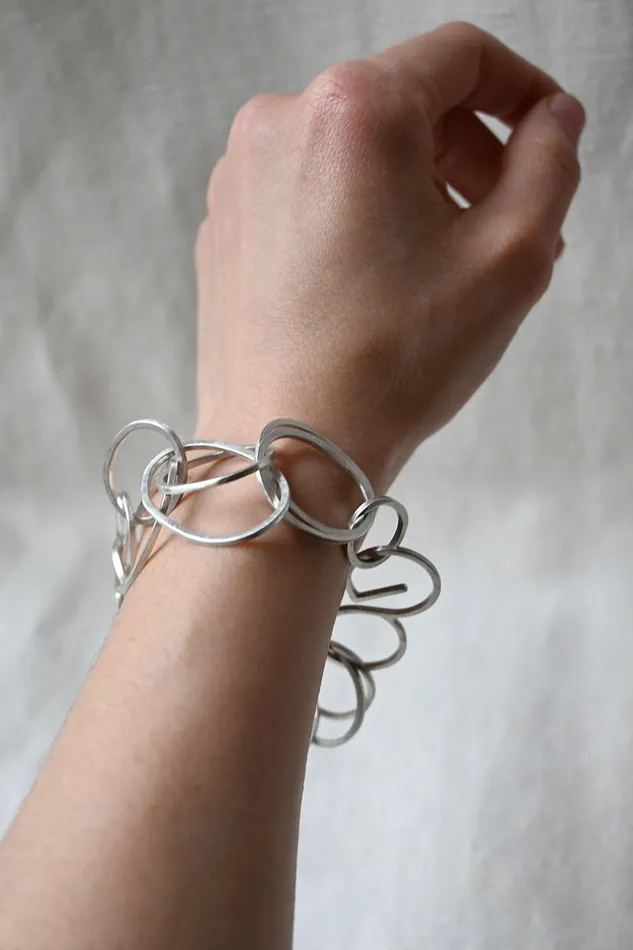 Bracelets Nancy Deal Silver Link Bracelet
