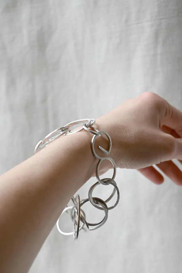 Bracelets Nancy Deal Silver Link Bracelet