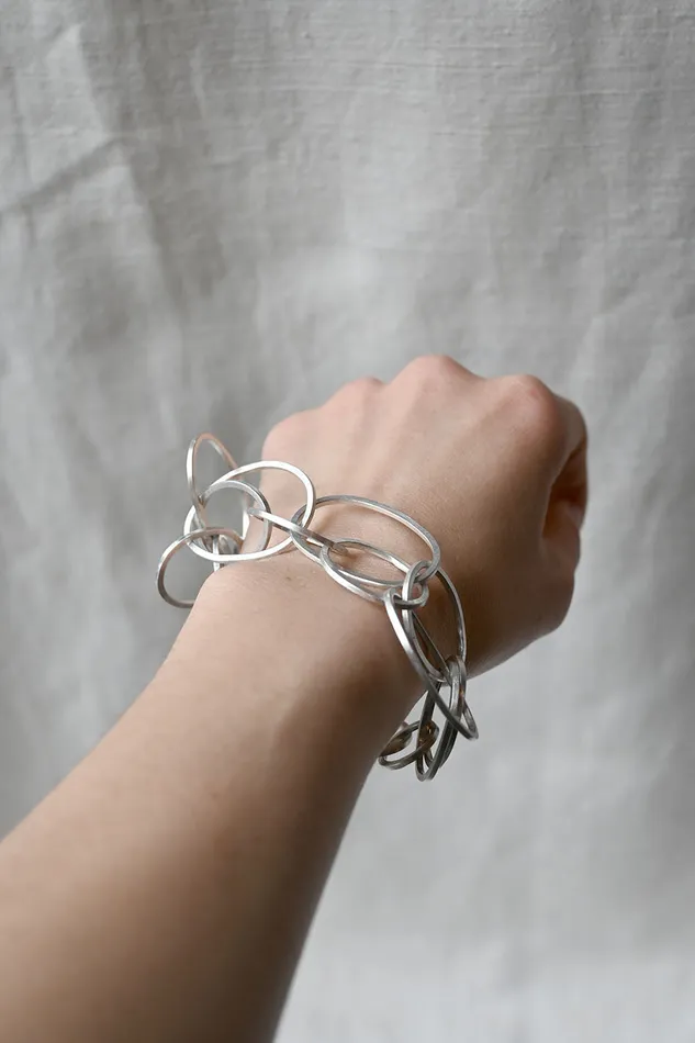 Bracelets Nancy Deal Silver Link Bracelet