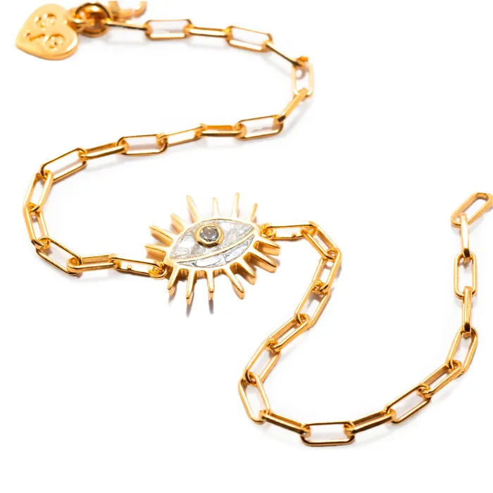 Bracelets Shana Gulati Jewelry Evil Eye Gold Vermeil Bracelet