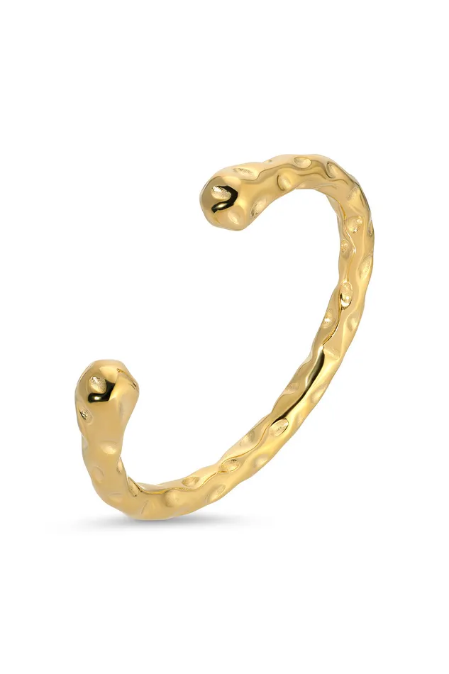 Eye Candy LA Bracelets Isla 18K Gold Plate Cuff Bracelet