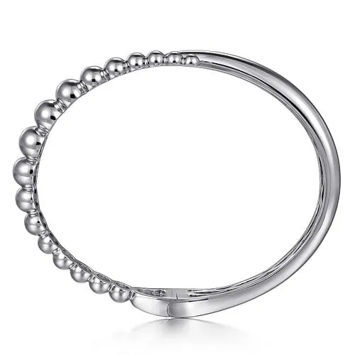 GABRIEL CO Bracelets Gabriel Sterling Silver 625 Solid Hinged Cuff Fashion Bracelet GABRIEL CO Bracelets Gabriel Sterling Silver 625 Solid Hinged Cuff Fashion Bracelet