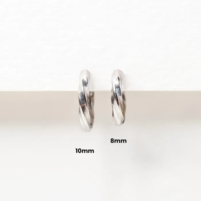 Grayling Earrings Ojai Twisted Locking Sleeper Huggie Earrings Pair