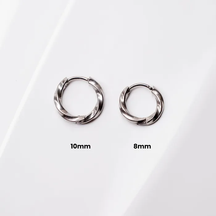 Grayling Earrings Ojai Twisted Locking Sleeper Huggie Earrings Pair